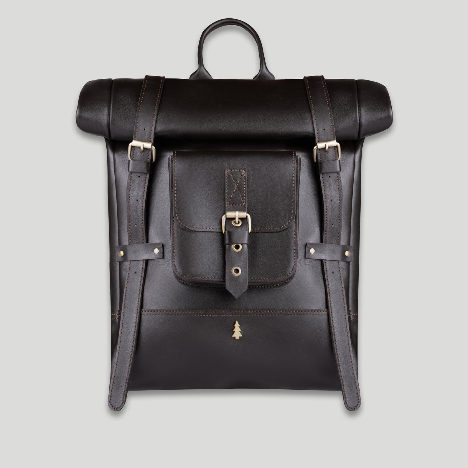 ARAS PINE Elvar Backpack — black leather