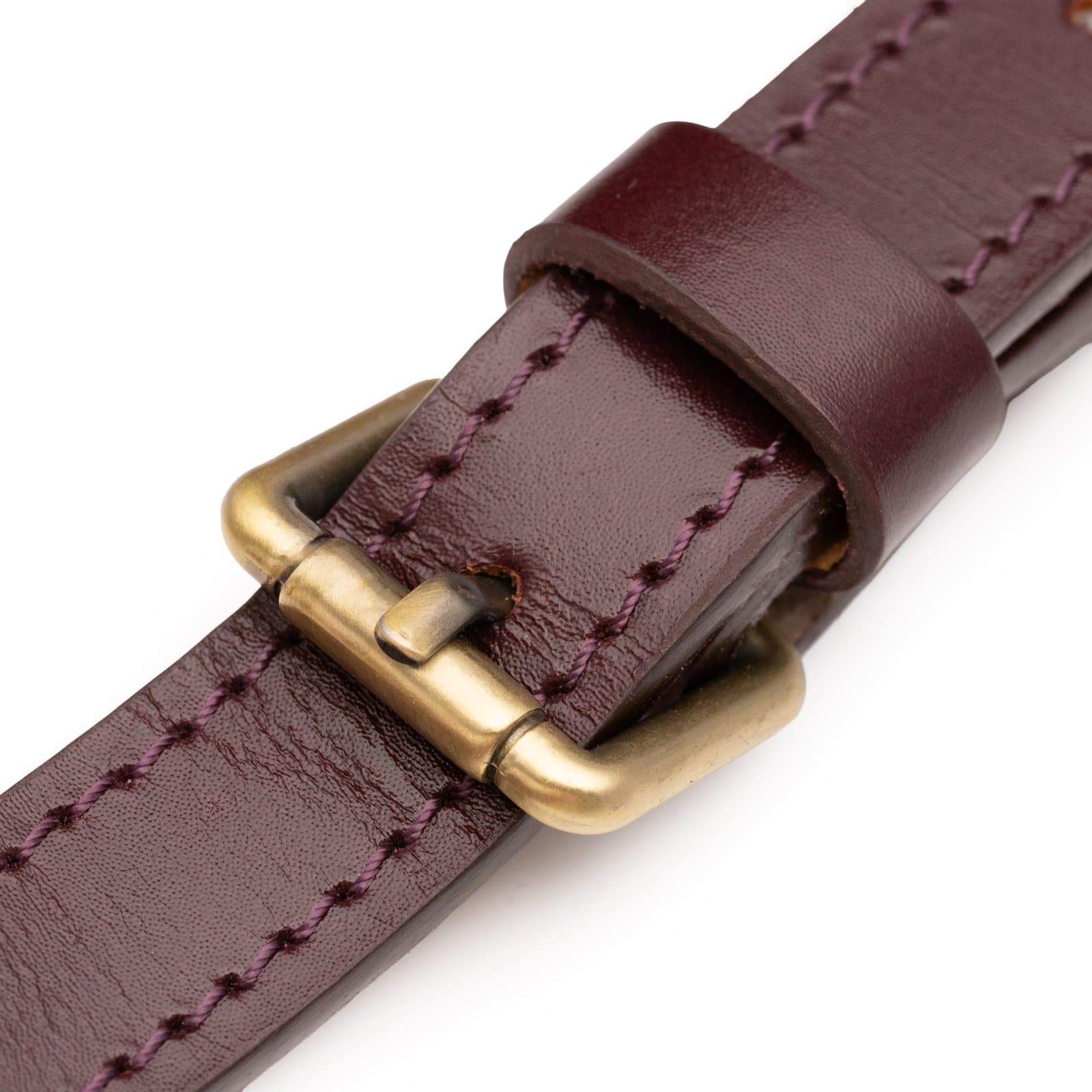 ARAS PINE Devon Crossbody — burgundy, detail