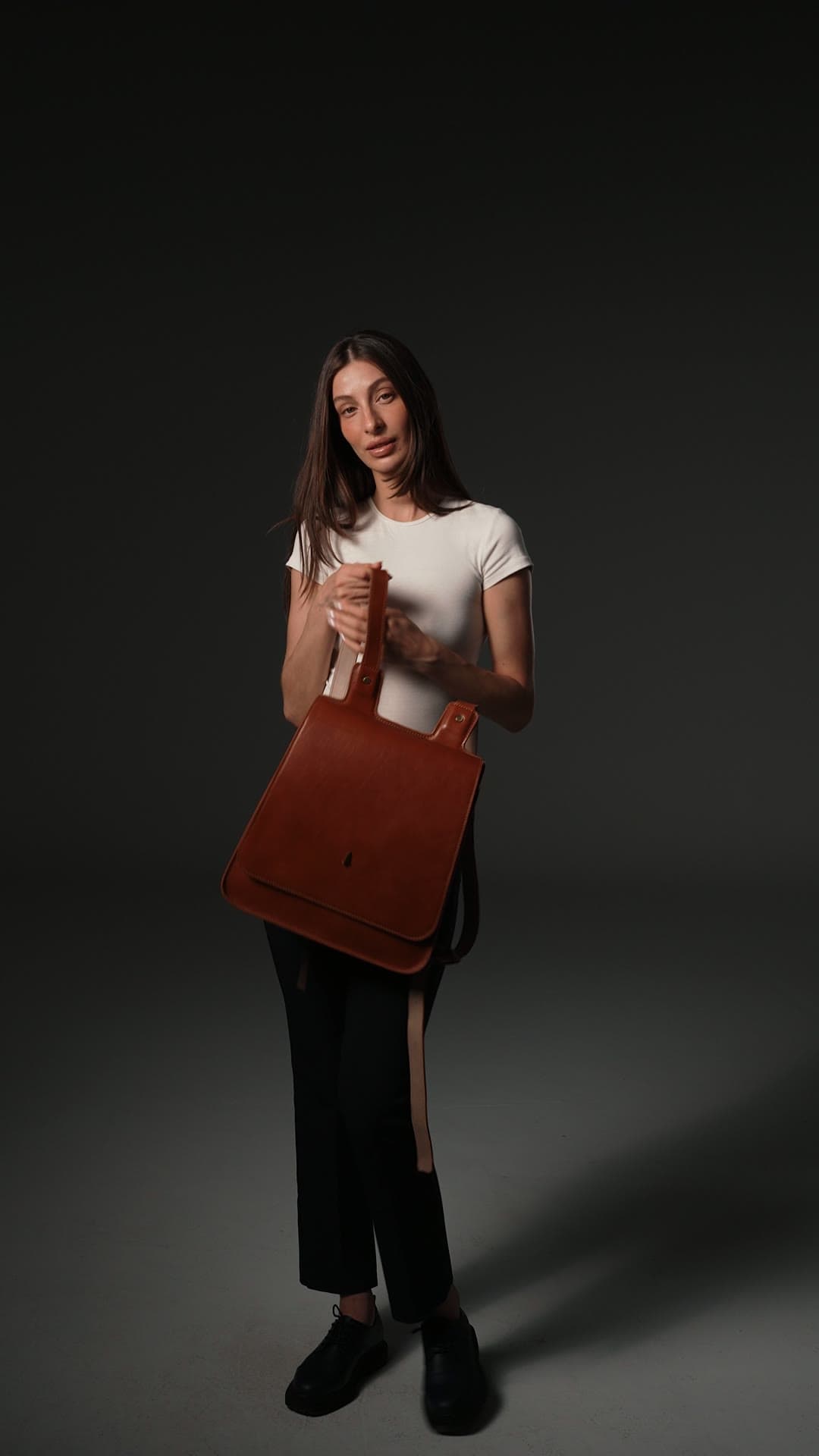 ARAS PINE Valerio Backpack — honey leather, atelier reel