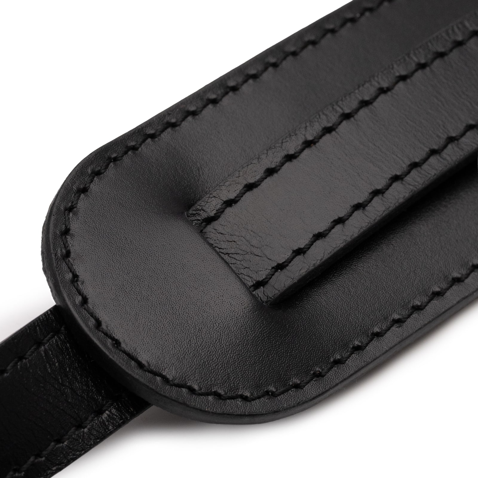 ARAS PINE Top-Handle Handbag — black, detail — leather handbag (close-up detail), handmade in Türkiye